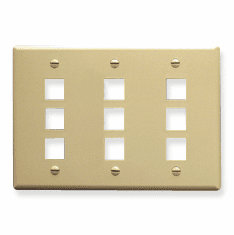 ICC IC107FT9IV Face Plates Flat Panel Faceplates