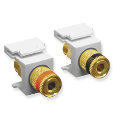 ICC IC107PMGWH Modular Connectors Audio / Video