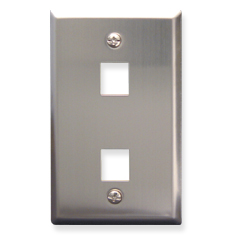 ICC IC107SF2SS Face Plates Stainless Steel Flush Mount
