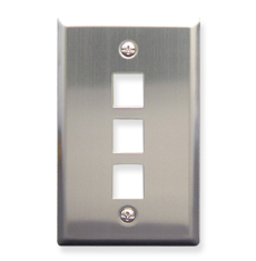 ICC IC107SF3SS Face Plates Stainless Steel Flush Mount