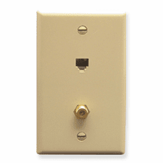 ICC IC630E4GIV Face Plates Wall Plates