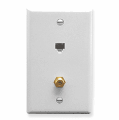 ICC IC630E4GWH Face Plates Wall Plates