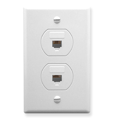 ICC IC630S44WH Face Plates Wall Plates