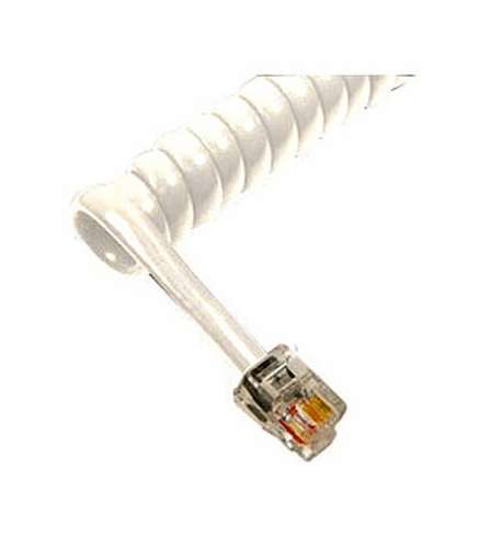 ICC ICC-ICHC406FWH  Cable Wire & Cords Handset Cords