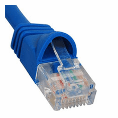 ICC-ICPCSJ07BL PATCH CORD, CAT 5e, MOLDED BOOT, 7' BL
