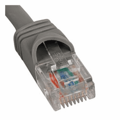 ICC-ICPCSJ10GY PATCH CORD, CAT 5e, MOLDED BOOT, 10' GY