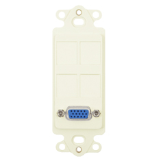 Insert, Decorex,4-Port,RGB/VGA