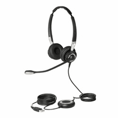Jabra BIZ 2400 II Duo USB Bluetooth Headset with Noise-Cancelling Microphone for Microsoft Lync