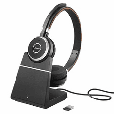 Jabra Evolve 65 Duo MS Headset with Charging Stand