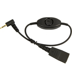 Jabra Mobile Phone QD to 2.5mm with Push-to-Talk