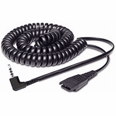 Jabra QD to 2.5mm Coiled Cord