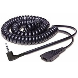Jabra QD to 2.5mm Coiled Cord