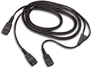 Jabra Supervisory Cord (training Y-cord) - Both sides live