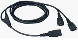 Jabra Supervisory Cord (training Y-cord) - One side muted