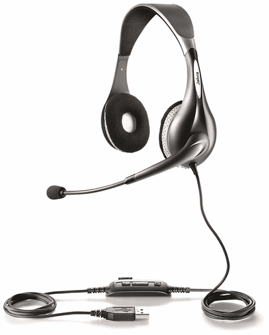 Jabra UC Voice 150 USB OC/Lync Duo Noise Cancelling Headset