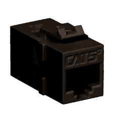 Module, Coupler, Cat 5e Black