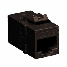 Module, Coupler, Cat 6 Black