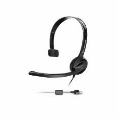 Monaural Headset/VOIP/Internet with Detachable Mini USB Adapter