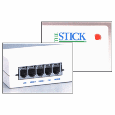 Multi-Link Stick 4 Port Fax Line Sharing Switch for Voice, Modem and Fax