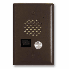 Oil Rubbed Bronze Entry Phone with Color Video Camera and Enhanced Weather Protection