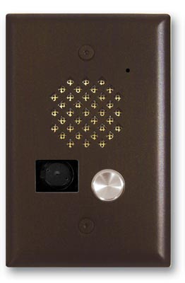 Oil Rubbed Bronze Entry Phone with Color Video Camera and Enhanced Weather Protection