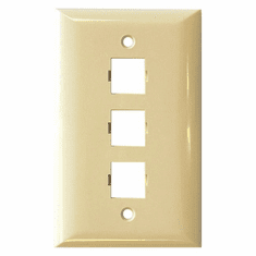 Oversize Faceplate, 3 Port