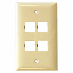 Oversize Faceplate, 4 Port