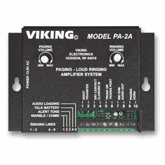 Paging/Loud Ringing Amplifier. Powers up to three 8 ohm speakers.