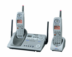 Panasonic KX-TG5212M 5.8 GHz FHSS GigaRange Supreme 2 Handset Digital Cordless Phone System with Digital Answering System