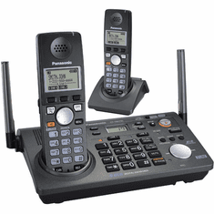 Panasonic KX-TG6702B 5.8GHz 2-line expandable telephone system with digital answering machine