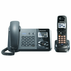 Panasonic KX-TG9391T DECT6.0 2-Line Corded/Cordless w/ITAD BK