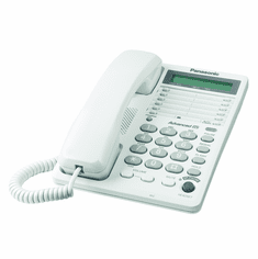 Panasonic KX-TS108W Single Line Desk Phone