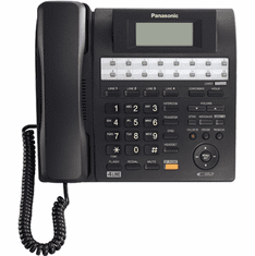 Panasonic KX-TS4300B 4-line corded speakerphone telephone with digital answering system