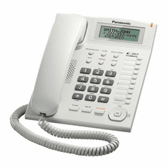 Panasonic KX-TS880W Corded, CID, Speaker, White telephone