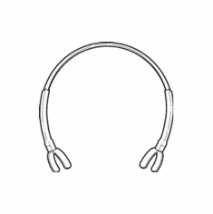 Plantronics 18015-01 Headband Assembly for Binaural Supra Headset