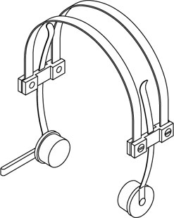 Plantronics 18145-01 Headband - Double Ear for Aviation