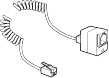 Plantronics 40286-01 Modular connector to modular connector