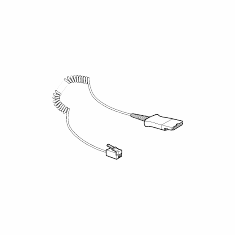 Plantronics 40702-01 Lightweight QD to Modular Plug Coil Cable