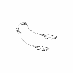 Plantronics 40711-01 Lightweight coil cable QD to QD