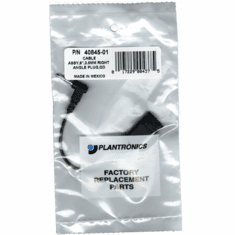 Plantronics 40845-01 Cable 3.5mm Right Angle to Quick Disconnect Plug