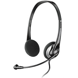 Plantronics .Audio 326 Duo Noise-Cancelling Computer Headset
