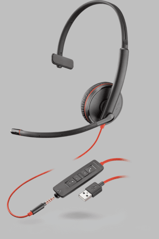 Plantronics Blackwire 3215, USB-A , Monuural