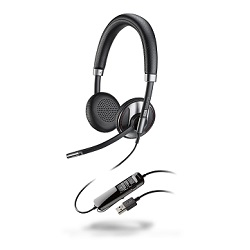 Plantronics Blackwire 725 Duo USB Headset with Active Noise Cancelling for Microsoft Lync