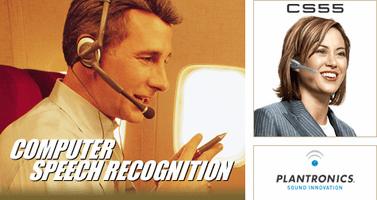 Plantronics Computer Headsets for Speech Recognition