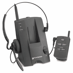 Plantronics CS10 900MHz Cordless Headset Desk Phone System