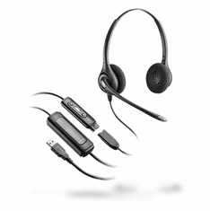 Plantronics D261N Stereo SupraPlus Headset with DA45 USB Adapter