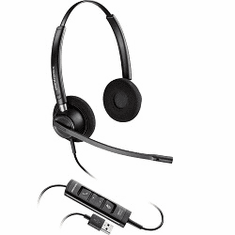 Plantronics EncorePro 525 Duo USB Noise-Cancelling Headset