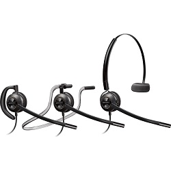 Plantronics EncorePro 540 Digital Convertible Noise-Cancelling Headset, 6 Pin Connector