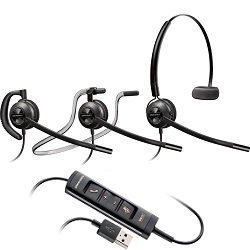 Plantronics EncorePro 545 Convertible USB Headset