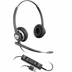 Plantronics HW725 Duo USB Noise-Cancelling Headset